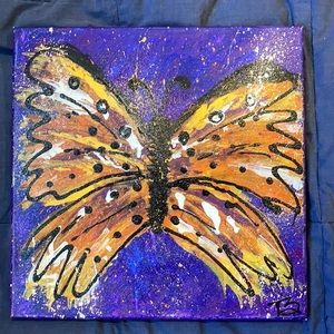 A butterfly painting